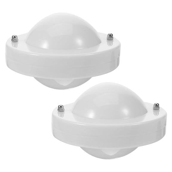 RENACLIPY 2-Pack White Plastic Conductive for Electricity Discovery Circuit Science Teaching Tool Kit