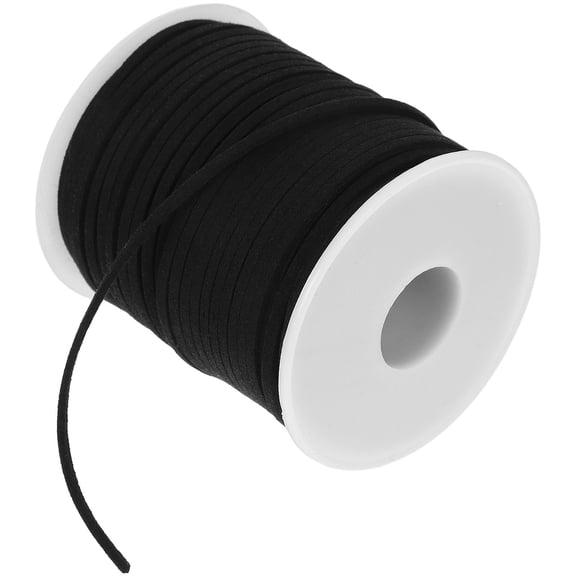 RENACLIPY Black Polyester Cord for Jewelry Making, Handcrafted Crafts, and Event Decoration Supplies