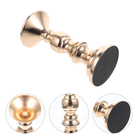 RENACLIPY Golden Iron Floor Standing Candle Holder Retro European Style for Home Decor