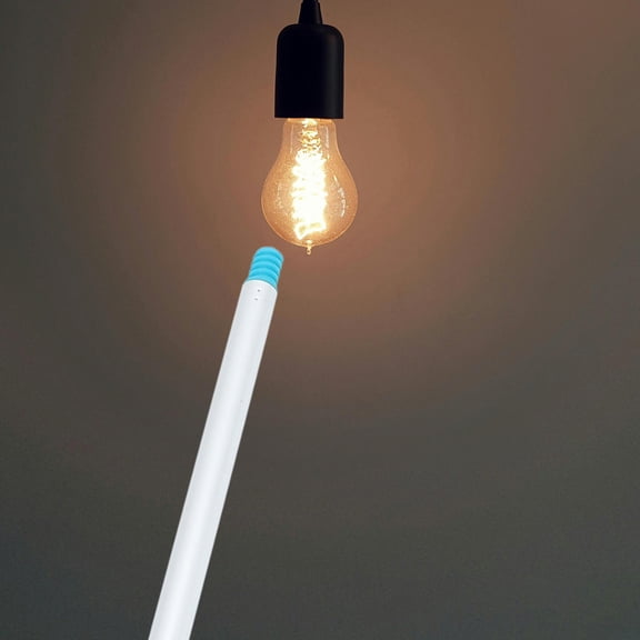 RENACLIPY Extension Pole Light Bulb Changer Rod for High Ceiling and Hard to Reach Bulbs