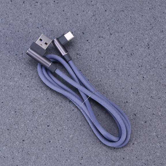 RENACLIPY Fast Charging USB C Cable Grey Eco Friendly Silicone Soft Flexible Charging Cord