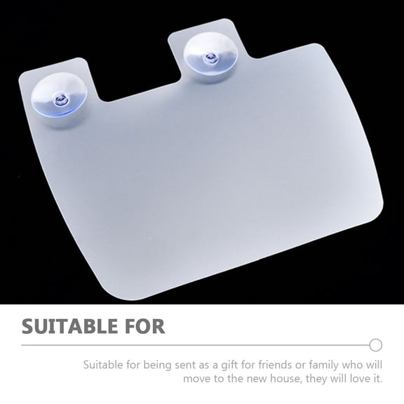RENACLIPY Wear-Resistant Transparent PVC Sink Baffle Board for Kitchen Use 6Pcs