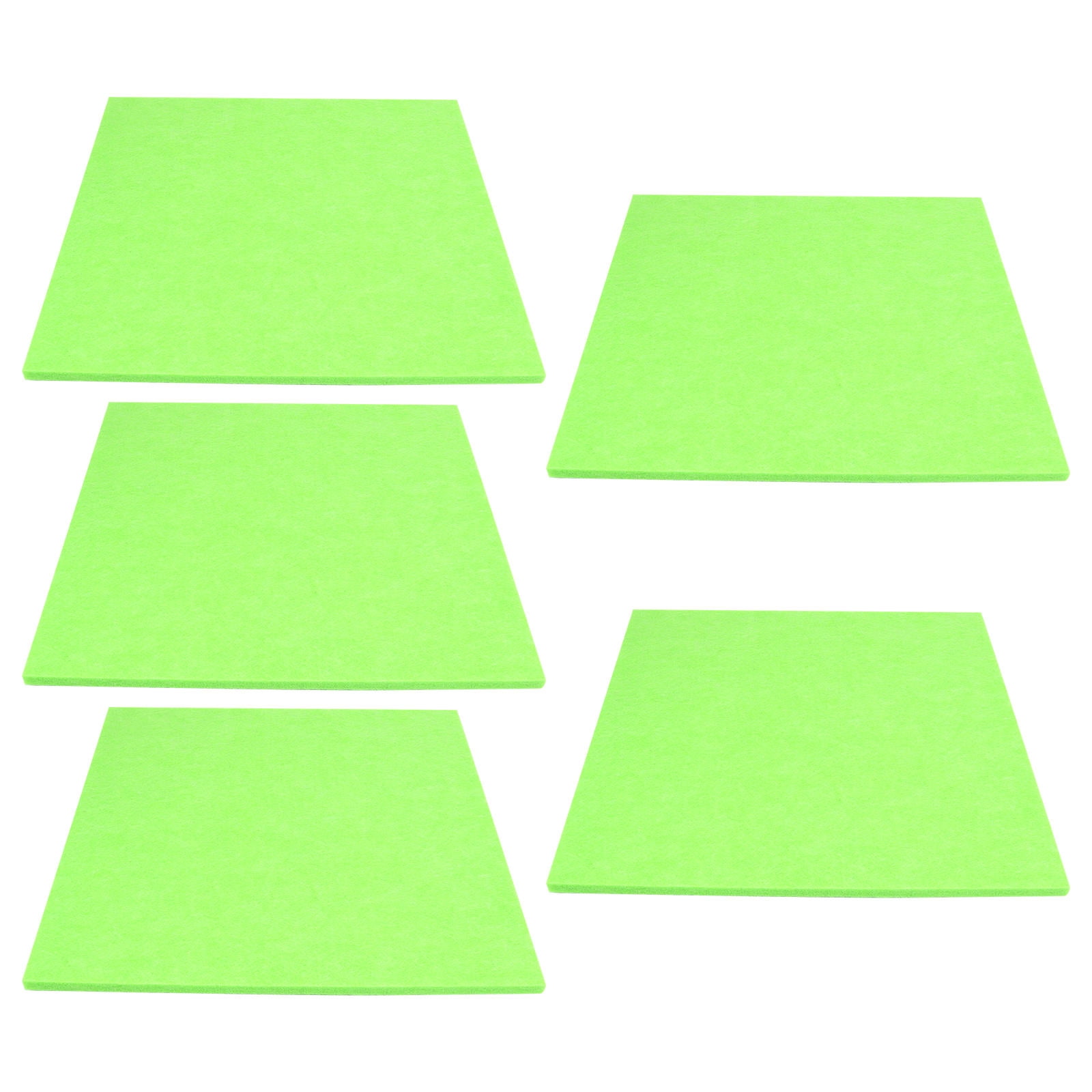 RENACLIPY Noise Reducer For Room Acoustic Felt Panel Green 5Pcs