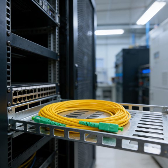 RENACLIPY Fiber Optical Cable with Durable Insulated PVC Wrap for Telecommunication Network