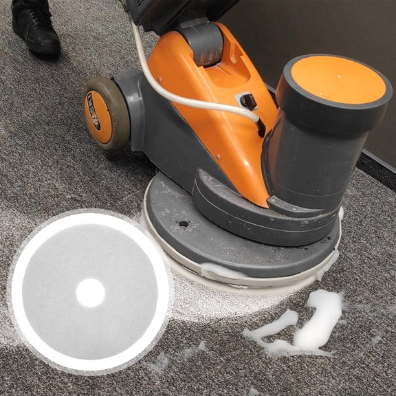 RENACLIPY White Floor Buffer Pads for Hardwood, Tile, Marble Floors - Cloth Polishing & Cleaning Pads