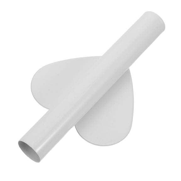 RENACLIPY White Metal Hanging Tube Vase Wall Art for Flowers, Decorative Flower Arrangement Holder, 1 Pack