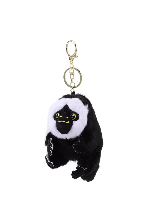 Cartoon Keychain Charm Monkey Hanging Decor Black 1Pcs