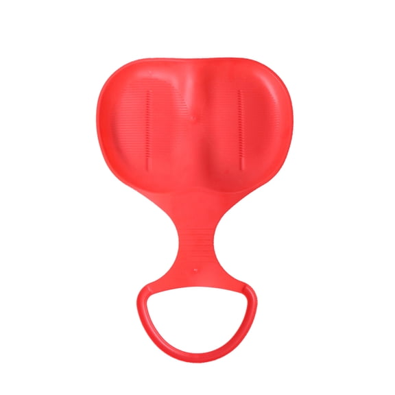 RENACLIPY Flying Saucer Sled Plastic Snowboard Plate Red 1Pack for Winter Activities