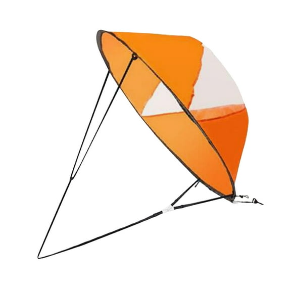 RENACLIPY Scout Downwind Wind Sail Foldable Kayak Sail with Clear Window Compact and Easy Setup