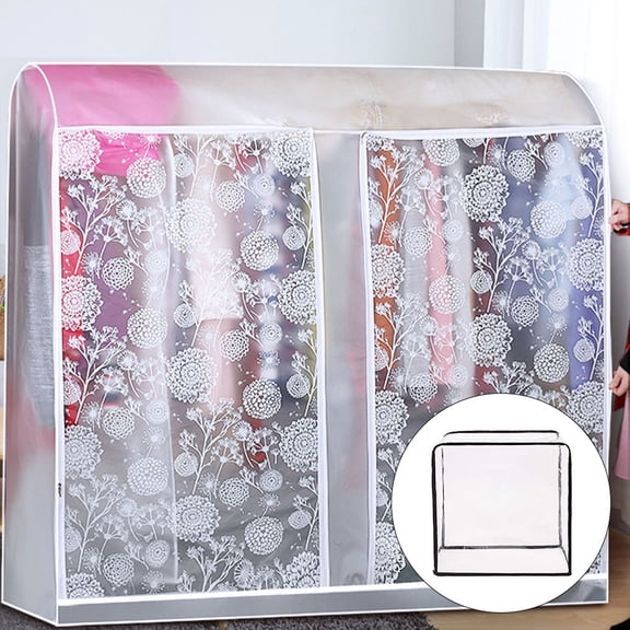 RENACLIPY Foldable Transparent PVC Pressure Cooker Cover Protective Kitchen Appliance Guard