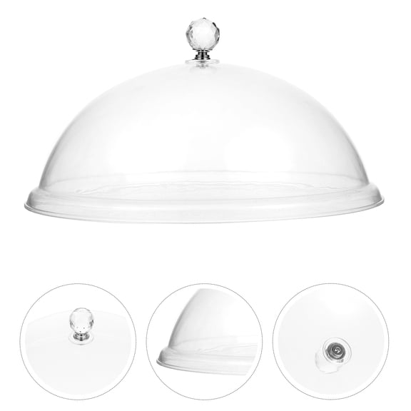 RENACLIPY Fresh Keeping Cover Round Food Cover Transparent PC Prevent Splashing 1Pcs