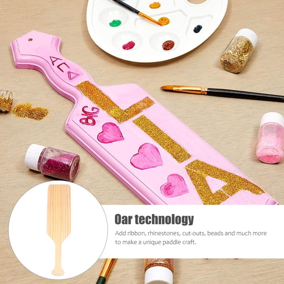 RENACLIPY Decorative Wood Paddle Multi 1Pcs Craft Canvas Homeowners