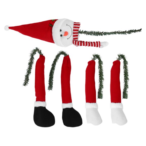 RENACLIPY Snowman Tree Topper Set of 1 with Modern Design for Holiday Decoration