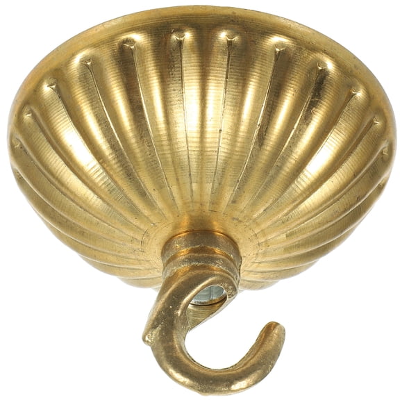 RENACLIPY Golden Chandelier Canopy Kit with Vintage Design Easy Installation Decorative Ceiling Light Cover