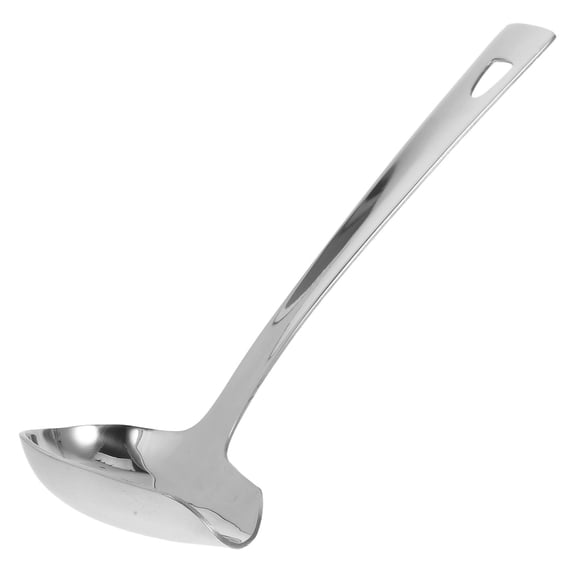 RENACLIPY Stainless Steel Gravy Ladle, Silver, Precise Pouring, for Kitchen Use