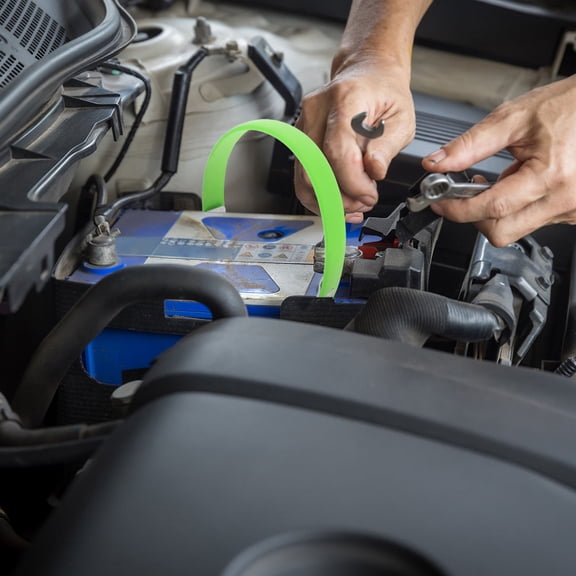 RENACLIPY Green Car Battery Carrier Strap with Design for Easy, Lifting and Installation