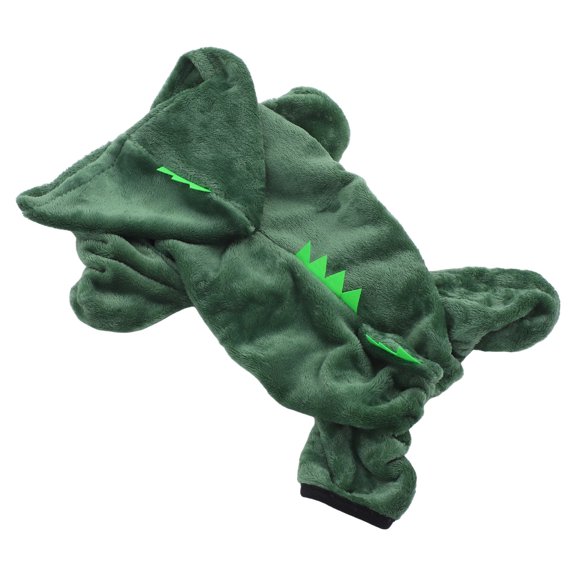 RENACLIPY Small Dog Warm Pet Clothes Green Fabric Comfortable for Weekend Parties and Walks