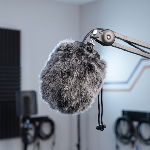 RENACLIPY Microphone Windshield Cover for Clear Audio, Noise Reduction, and Professional Sound Quality
