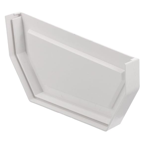RENACLIPY Gutter Fitting Parts Gutter Downspout Drop Outlet PVC White 1Pack
