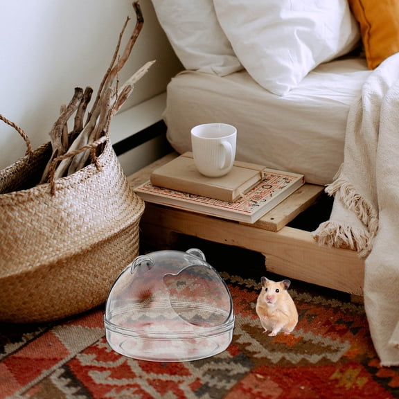 RENACLIPY Hamster Washing Basin and Bath Tub for Small Pets with Safe Rounded Edges