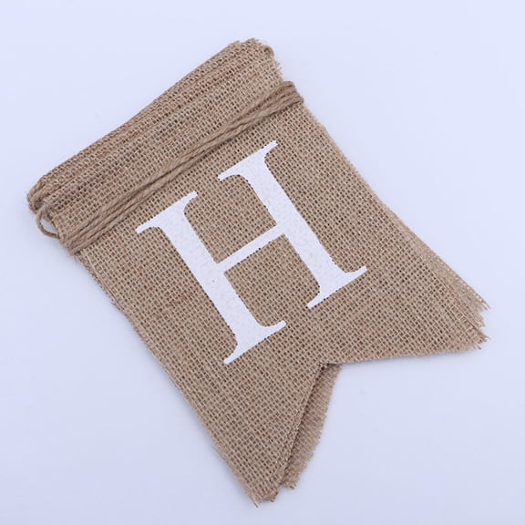 RENACLIPY Fall Thanksgiving Linen Bunting Banner Decoration, Multi-Color, 1 Set for Autumn Party and Home Decor