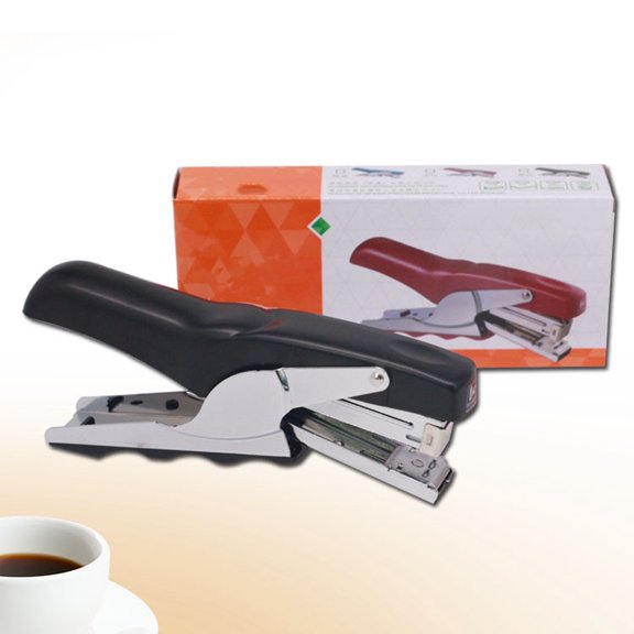 RENACLIPY Heavy Duty Plier Stapler Metal Hand Grip Effortless Stapling
