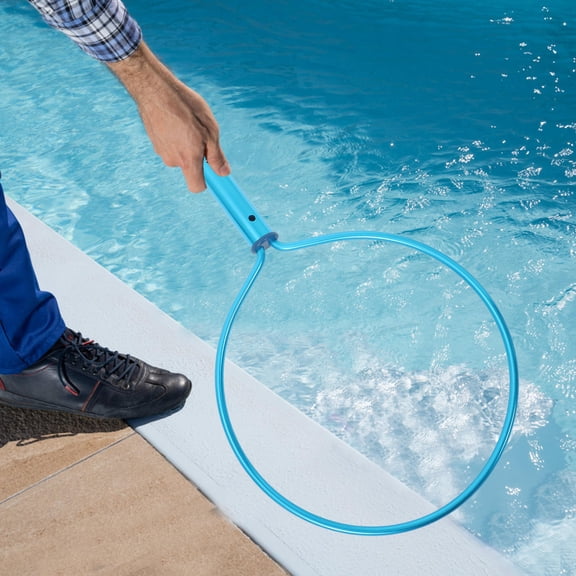 RENACLIPY Heavy Duty Pool Pole Aluminum Sky Blue Pool Safety Rope For Emergency Rescue 1Pcs