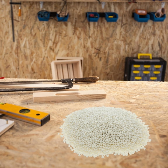 RENACLIPY Edge Banding Hot Melt Glue Pellets White PVC Strong Bonding Glue Beads for Furniture Cabinets and Doors
