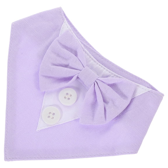 RENACLIPY Dog Cooling Neckwear Violet Dog Collar Suit Comfortable Pet Accessory 1 Piece