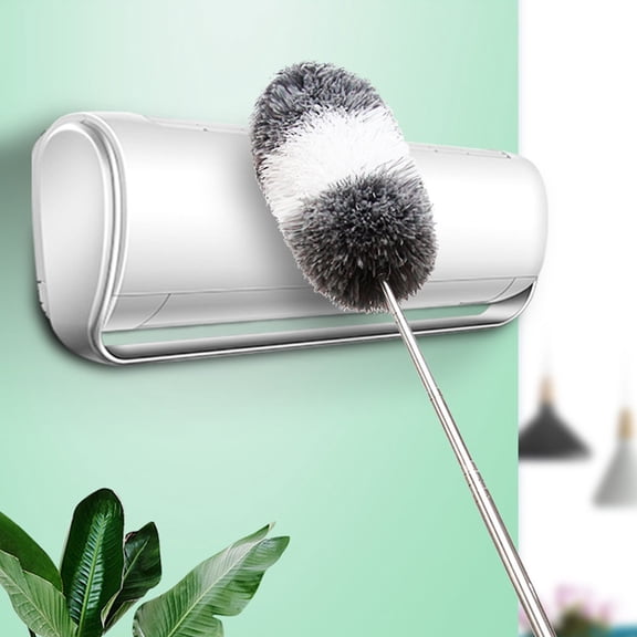 RENACLIPY Microfiber Hand Duster Extension Type for Home Cleaning Ceiling Wall Furniture White