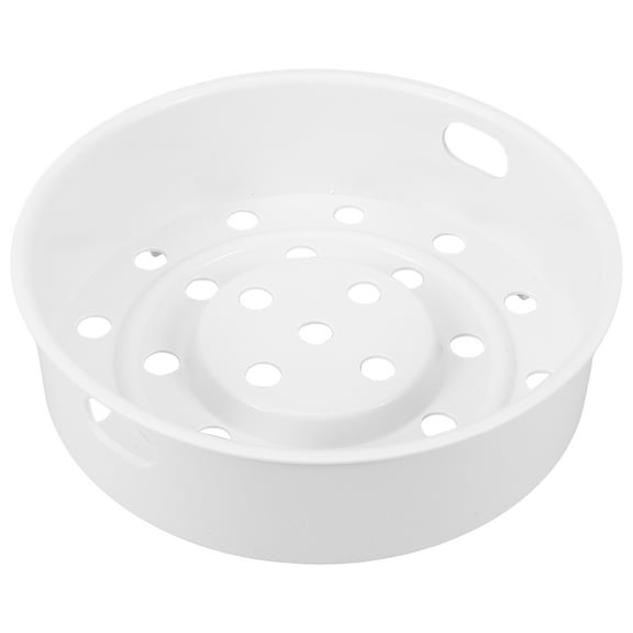 RENACLIPY Multifunctional Electric Steamer Basket, Reusable White Plastic Kitchen Accessory for Home Cooking and Food Preparation
