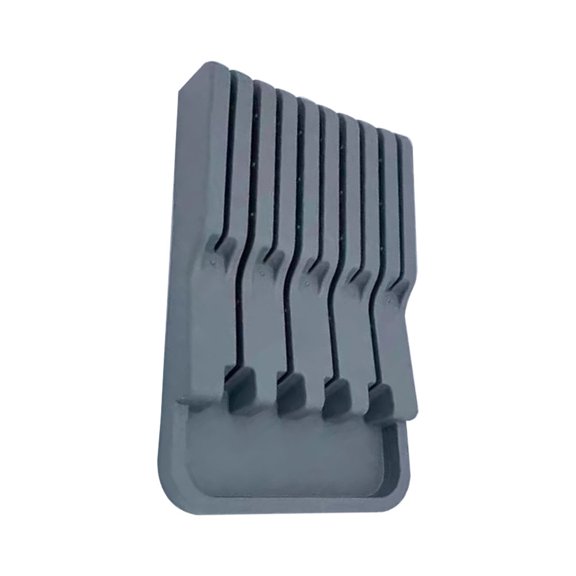 RENACLIPY Kitchen Cutter Storage Stand Grey Plastic Organizer for Cutters