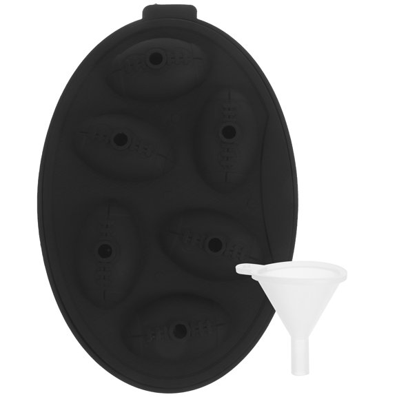 RENACLIPY Ice Shaper Silicone Ice Cube Maker Black Pudding Making for Fans 1Set