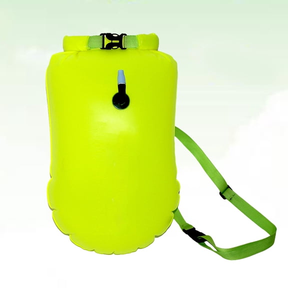 RENACLIPY Premium PVC Inflatable Floating Bag for Boating Kayaking and Rafting with High Visibility Yellow Color
