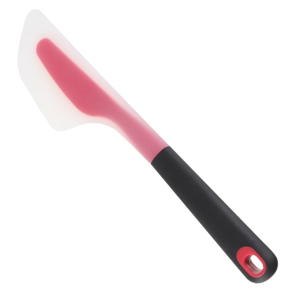 RENACLIPY Large Silicone Spatula for Spreading Cream Pink Curvature Edge Design 1Set