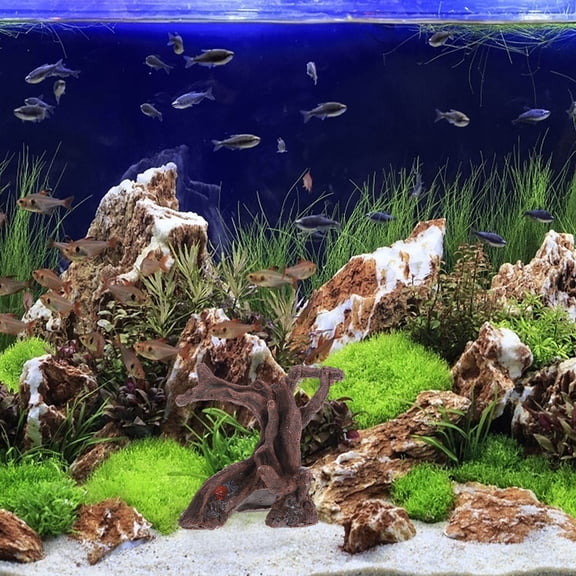 YOSADIER Fish Tank Decorations Simulation Tree Root Resin Multi Aquarium Owners Aquarium Use 1Pack