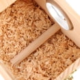 RENACLIPY Light Yellow Wooden Bird Nesting Box for Parakeet Breeding ...