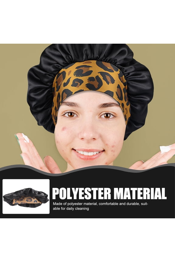 Comfortable Hair Bonnet for Sleeping Polyester Cap for Home Use Keeps Hair Neat and Clean
