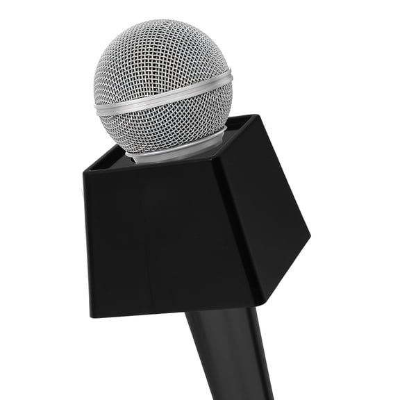 RENACLIPY Microphone Flag Station Portable Design with Comfortable Grip for Interviews and Reporting