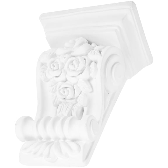 RENACLIPY Lightweight White Carving Corbels for Home Decor Quick Easy Installation and Durable