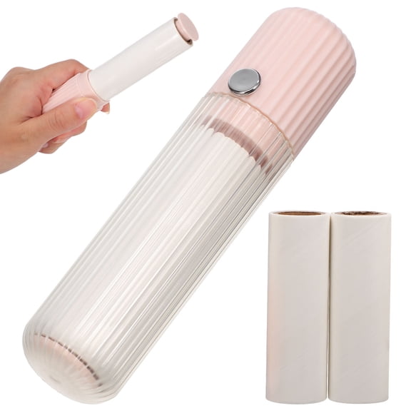 RENACLIPY Portable Lint Roller Set with Protective Cover, Sticky Lint Remover for Clothes, Travel-Friendly Design