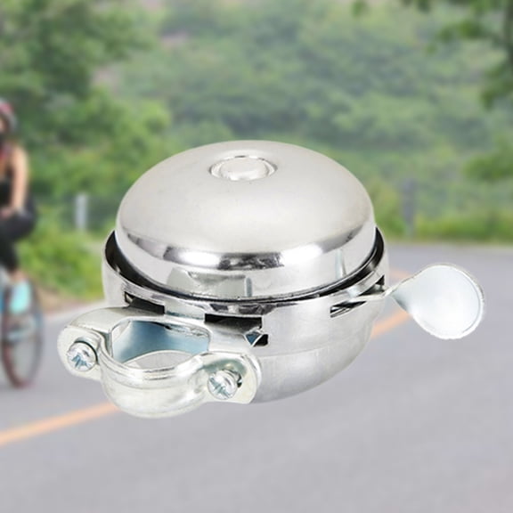 RENACLIPY Loud Sound Bicycle Bell Stainless Steel for Outdoor Riding 1Set