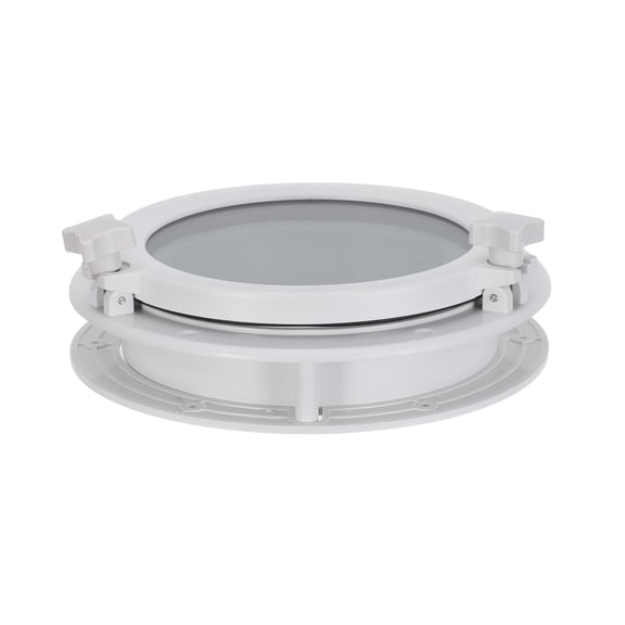 RENACLIPY Marine Round Boat Window with UV and Opening Vent, Replacement for Yacht Cabin, RV, and Marine Use