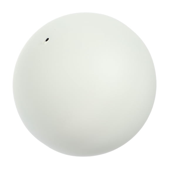 RENACLIPY Hollow Metal Garden Sphere in Matte White Stainless Steel for Modern Outdoor Decor