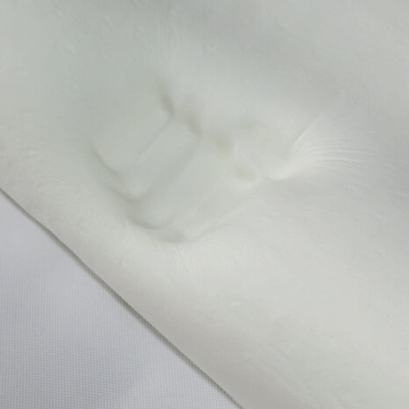 RENACLIPY Memory Foam Pillow for Household Use White Polyester Provides Support for Head Neck and Shoulders 50*30CM