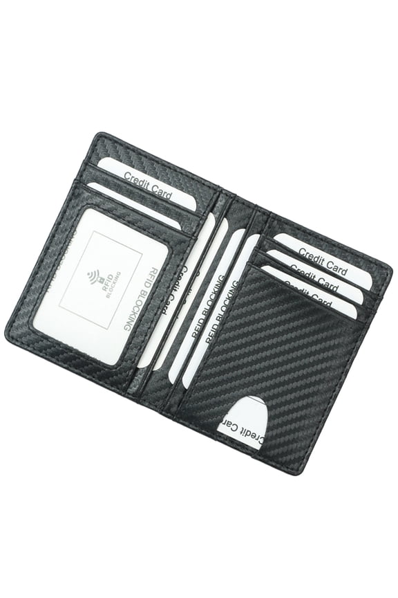 Men's Carbon Fiber Clutch Wallet, Multi-Card Organizer for Business and Daily Use