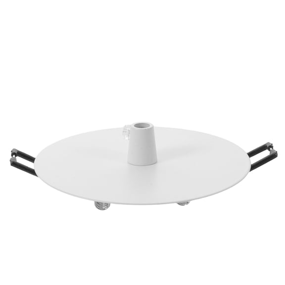 RENACLIPY Metal Ceiling Light Base White Pendant Lamp Holder with Universal Compatibility and Sleek Finish
