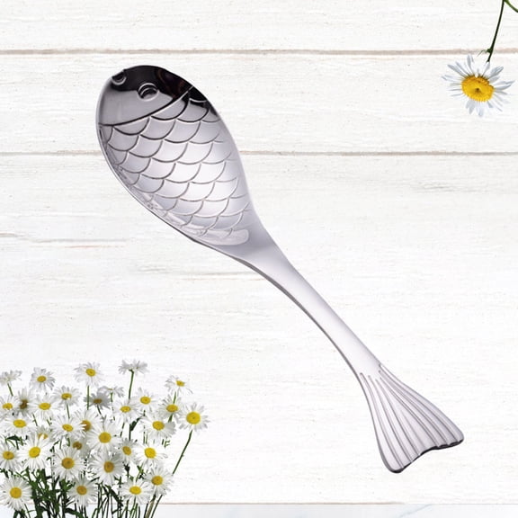 RENACLIPY Creative Fish Shape Kitchen Spoon Cooking Utensil and Stylish