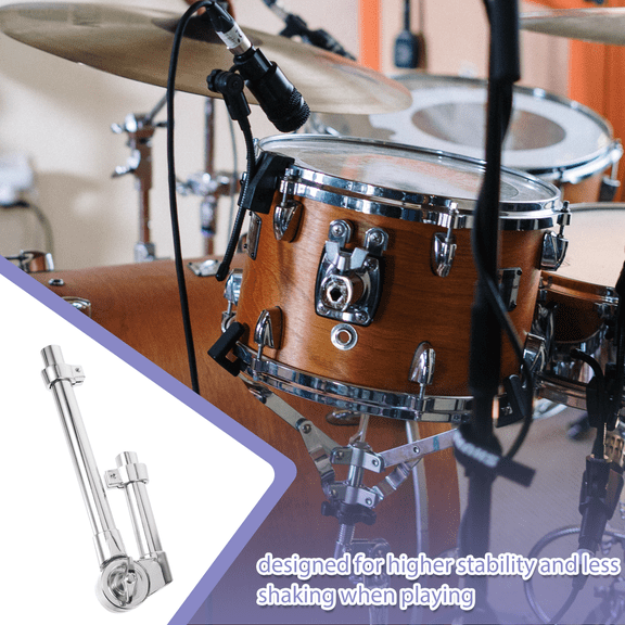 RENACLIPY Metal Plated Silver Drum Tom Mount with Easy Installation for Professional Use