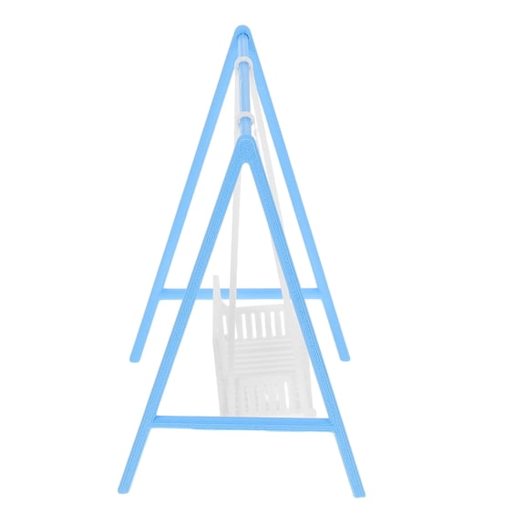 RENACLIPY Mini Dollhouse Accessories Swing Toy Interactive Playset for Model House Display 1 Pack